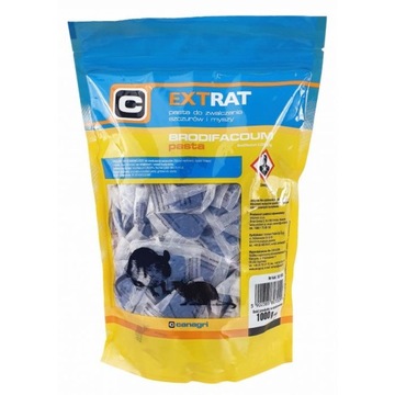 Extrat 1 kg - Trutka na myszy i szczury, pasta