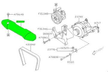 КРЫШКА ГЕНЕРАТОРА SUBARU FORESTER IMPREZA WRX STI