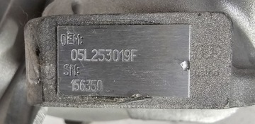 ТУРБИНА ТУРБОКОМПЕНСАТОР AUDI SEAT SKODA VW 2.0 TDI CRLB DBGA DFGA DSRB DTSA