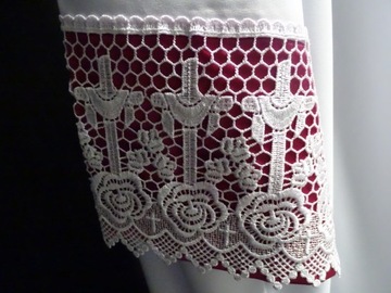 АЛЬБА с гипюром, священник СОФФИТ 164-199см ABG20