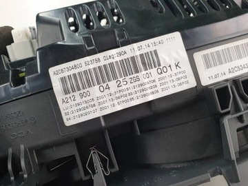 MERCEDES TŘÍDA E W212 S212 14R FACELIFT 2.2 CDI PŘÍSTROJOVÁ DESKA BUDÍKY EVROPA