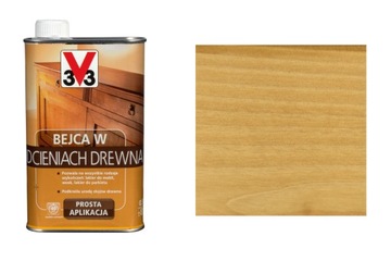 V33 Bejca W Odcieniach Drewna Dąb Jasny Mat 0,5L