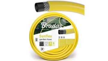 Очень прочный садовый шланг 1/2 дюйма, 50 м SUNFLEX, гибкий ирригационный шланг WMS1/250