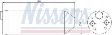 NISSENS SUŠIČ KLIMATIZACE VOLVO V70 II 02-07
