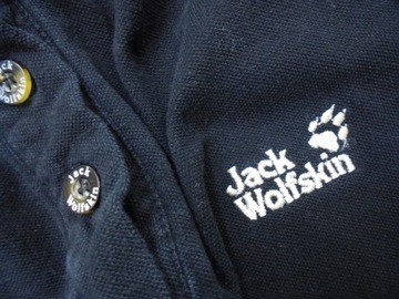 38-40 JACK WOLFSKIN CZARNA KOSZULKA POLO K3308