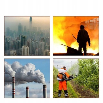 КОМПЛЕКТ Маска от газовой краски + фильтры + очки