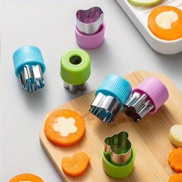 FOREMKI WYKRAWACZE FORMA DO OWOCÓW WARZYW CIASTEK CARVING OZDOBA 10szt 89