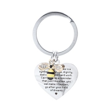 Chrismas Gifts Little Bee Keychain Holder Hanging