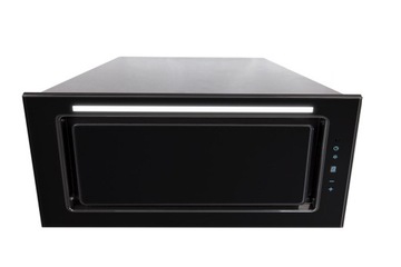 Встраиваемая кухонная вытяжка Toflesz LINEA GLASS 60 см BLACK GLASS 700м3