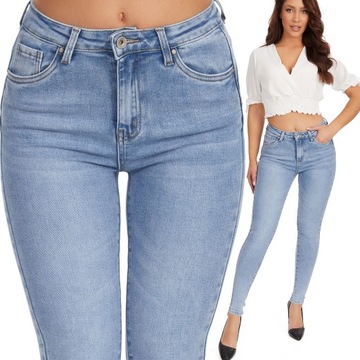 109_ Spodnie damskie jeans rurki - Goodies _S/36