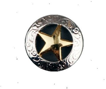 Gwiazda szeryfa ozdoba CONCHO WESTERN 30mm