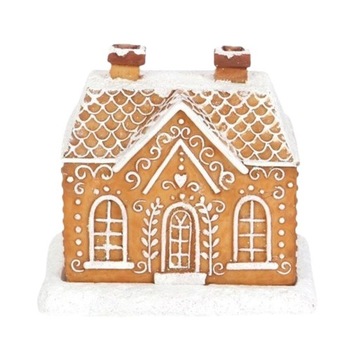 Рождественская курильница для благовоний, ремесленное украшение, пряничный домик из смолы для