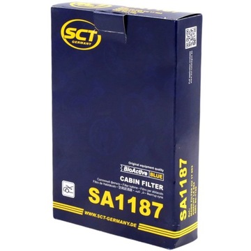 FILTR KABINA SCT SA1187 + PREPARAT DO KLIMATIZACE MANNOL 9971 520ML