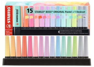 STABILO BOSS Pastel Переключатель для телескопов, подставка, 15 шт. 70