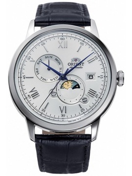 Zegarek Męski Orient Classic Sun & Moon RA-AK0802S10B + BOX