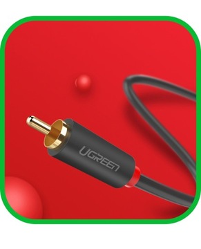 Kabel Przewód Audio Wtyk 2x RCA do 2xRCA Chinch STEREO 2M Pozłacany