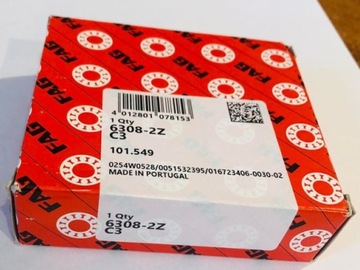Łożysko 6308 2Z C3 FAG 40x90x23 mm