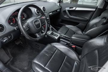 Audi A3 8P Hatchback 3d 2.0 TDI CR 140KM 2010 Audi A3 Sportback Lift 2.0TDI 140KM Automat Skóra Led Koła 18 Łopatki Xenon, zdjęcie 15