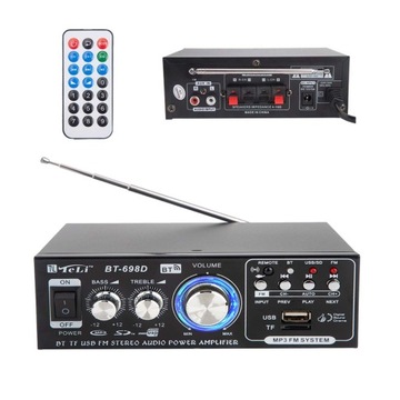 BT-698D AMPLITUNER WZMACNIACZ STEREO BLUETOOTH PILOT FM AUDIO KANAŁ 2.0