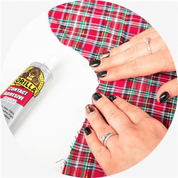 GORILLA ЭЛАСТИЧНЫЙ КЛЕЙ ДЛЯ ОБИВКИ, ТКАНИ КОЖА