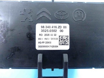 KONZOLA PANEL VENTILACE TOYOTA PROACE II 98340416ZD