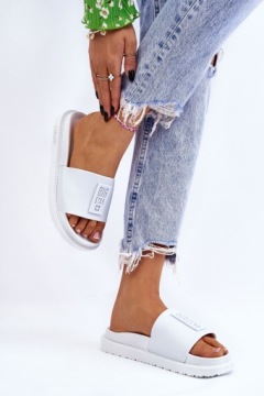 ЖЕНСКИЕ ШЛЕПАНКИ BIG STAR LL274428 БЕЛЫЕ 39