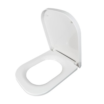 DESKA SEDESOWA WC WOLNOOPADAJĄCA DUROPLAST SQUARE GAP ROCA BIAŁA