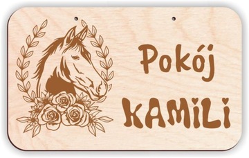 Деревянная ТАБЛИЧКА на дверь комнаты с ЛЮБЫМ именем ребенка.