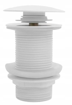 ЭКОНОМИЧНЫЙ ТЕЛЕСКОПИЧЕСКИЙ СИФОН ДЛЯ УМЫВАЛЬНИКА + БЕЛАЯ ПРОБКА БЕЗ ПЕРЕЛИВА