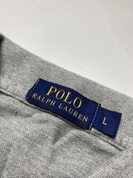 Ralph Lauren ORYGINALNE szare bawełniane POLO SHIRT rozmiar XL