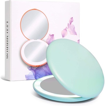 wobsi СКЛАДНОЕ СВЕТОДИОДНОЕ КАРМАННОЕ ЗЕРКАЛО ДЛЯ СУМКИ