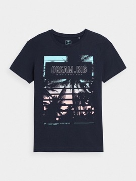 ФУТБОЛКА ДЛЯ МАЛЬЧИКОВ 4F ХЛОПКОВАЯ ФУТБОЛКА 152