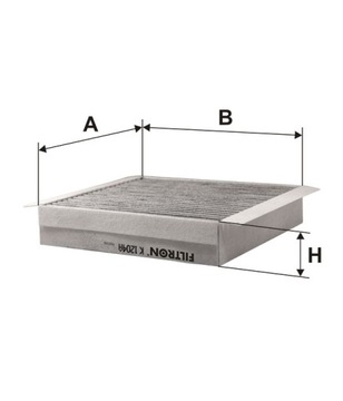 FILTR KABINA FILTRON K1204A