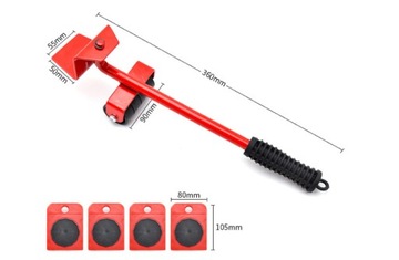 НАБОР ПОДКЛАДОК ДЛЯ ПЕРЕДВИЖЕНИЯ МЕБЕЛИ, ТЯЖЕЛЫХ БЫТОВЫХ ПРЕДМЕТОВ