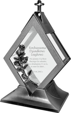 ZNICZ personalizowany z grawerem dla Dziadków