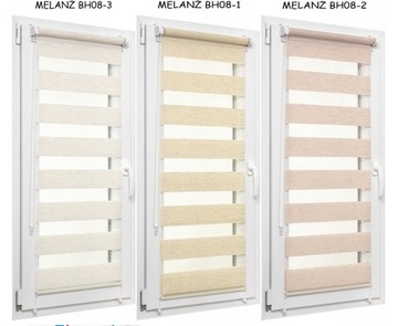 РОЛЛЕРНЫЕ РОЛЛЕРНЫЕ ЖАЛЮЗИ ДЕНЬ НОЧЬ 57х150 с натяжителем 25 цветов ткани