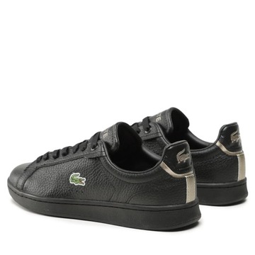 BUTY MĘSKIE SPORTOWE LACOSTE CARNABY PRO 123 3 SMA CZARNE rozm. 42