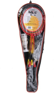 НАБОР ДЛЯ БАДМИНТОНА С ЧЕТЫРЕМИ РАКЕТАМИ NILS