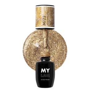 MYLAQ Lakier Hybrydowy M723 My Gleaming Gold