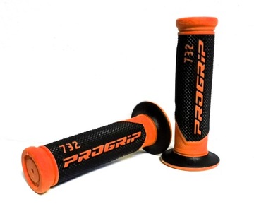 MANETKI GRIPY PROGRIP 732 POMARAŃCZOWE SZOSA KTM