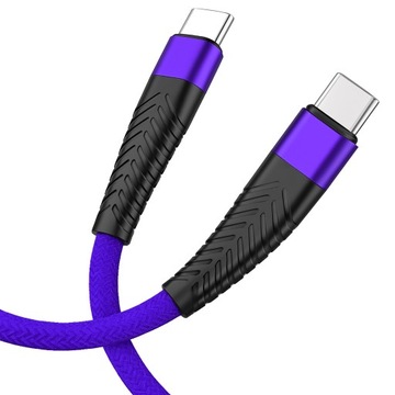 Кабель USB C USB C (быстрая зарядка, тип C, 60 Вт, 3A, 1,8 млн. Databable Braid)