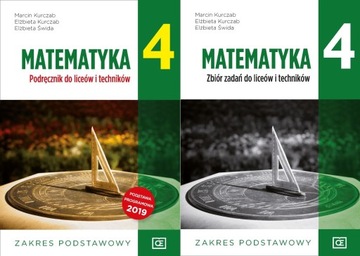 MATEMATYKA 4 LO PODRĘCZNIK + ZBIÓR ZADAŃ ZAKRES PODSTAWOWY PAZDRO /zestaw/