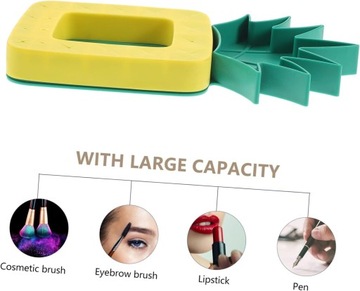 2 подставки для помады, силиконовый держатель для кистей для макияжа, силиконовая подставка