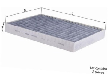 FILTR KABINA MERCEDES TŘÍDA S C217 14-17 SSANGYONG MUSSO 03-06