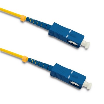 Qoltec Patchcord światłowodowy SC/UPC - SC/UPC SM 9/125 G652D| Simplex 0.5m