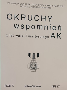 OKRUCHY WSPOMNIEŃ Z LAT WALKI I MARTYROLOGII AK nr 17