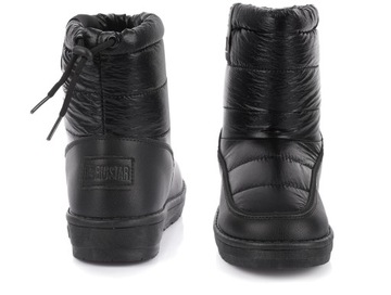 ЖЕНСКИЕ СНЕЖНЫЕ БОТИНКИ BIG STAR НА МЕХЕ, ЧЕРНЫЕ, размер 38