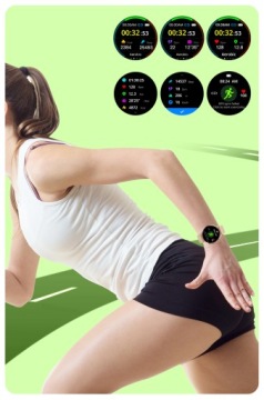 СМАРТЧАСЫ ЖЕНСКИЕ ЧАСЫ ПОЛЬСКОЕ МЕНЮ ВЫЗОВЫ УВЕДОМЛЕНИЯ СПОРТ 4 ПОЛОСКИ