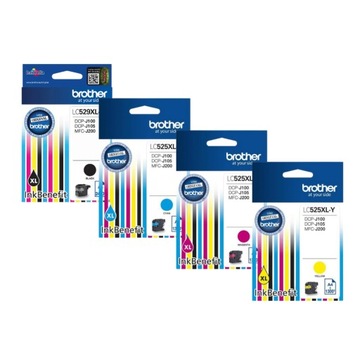 Tusz LC-529XLBK LC-525XL Brother DCP-J105 DCP-J100
