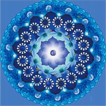 DUŻA MOZAIKA DIAMENTOWA 7D MANDALE HAFT DIAMENTOWY